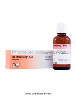 Dr. RECKEWEG R40 DIAGLUKON 50 CC