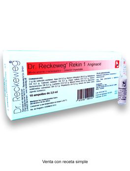 Dr. RECKEWEG R1 ANGINACID 10 AMPOLLAS