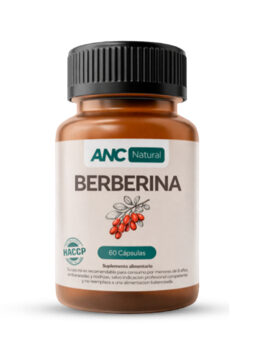 ANC Natural Berberina 500 mg frasco de 60 cápsulas